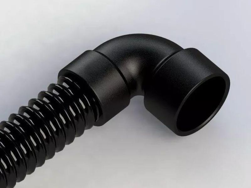 90&deg;扩口弯头，接头口部ID48，管ID38