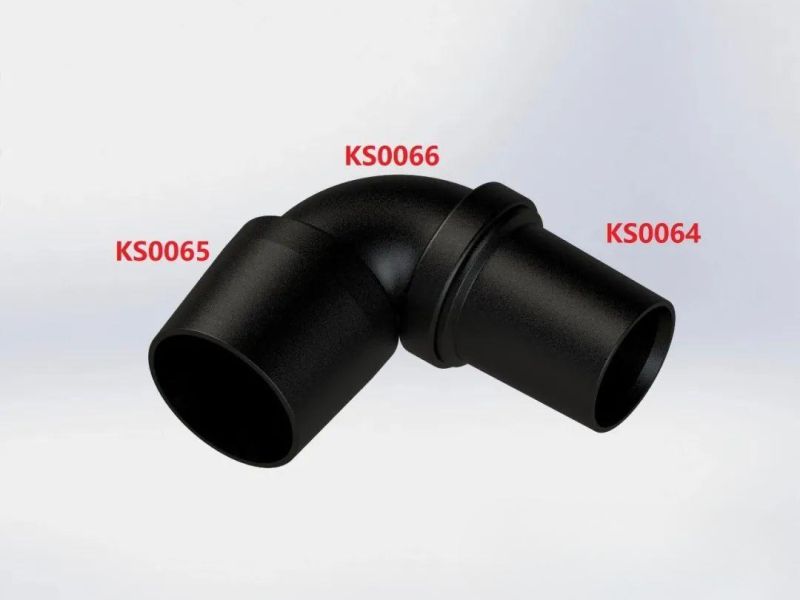 90&deg;弯头，可转动，配OD49.5吸尘管或钢丝管