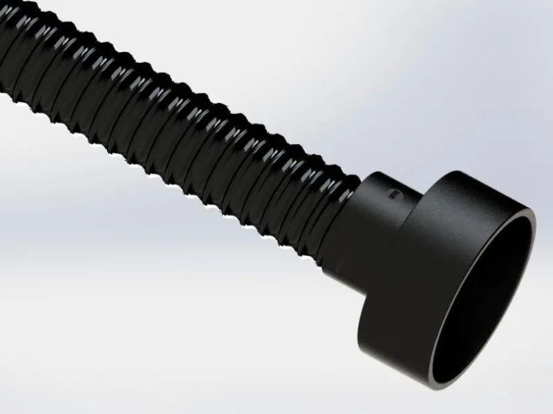 接头口部ID80小喇叭头，管ID38