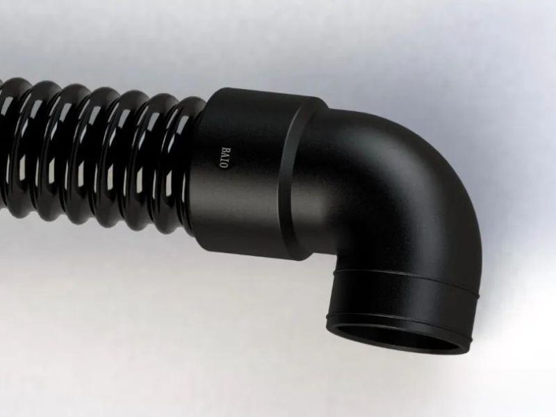 短90&deg;弯头，接头口部ID37，管ID38，HG专用