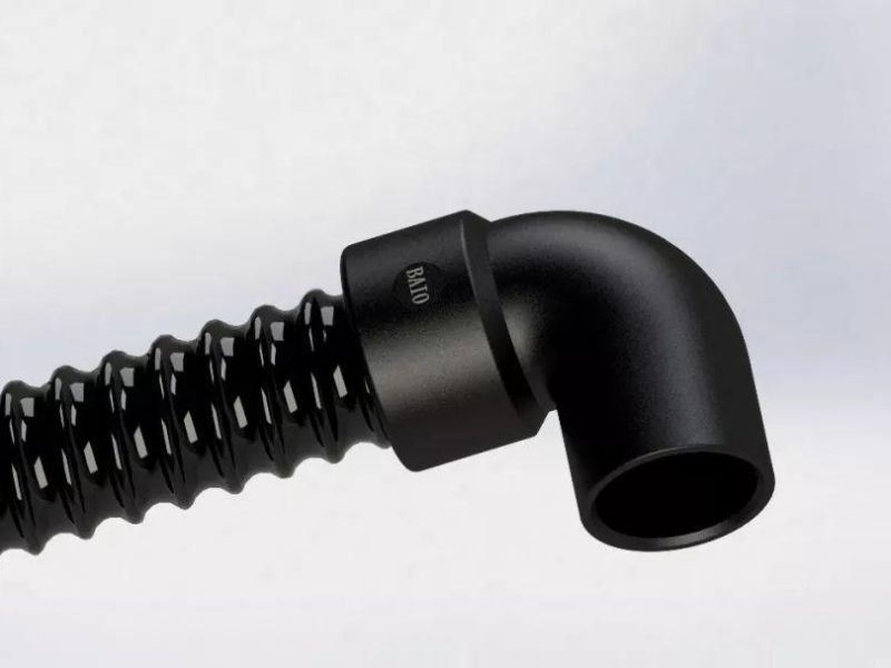 90&deg;弯头，接头口部ID25，管ID25