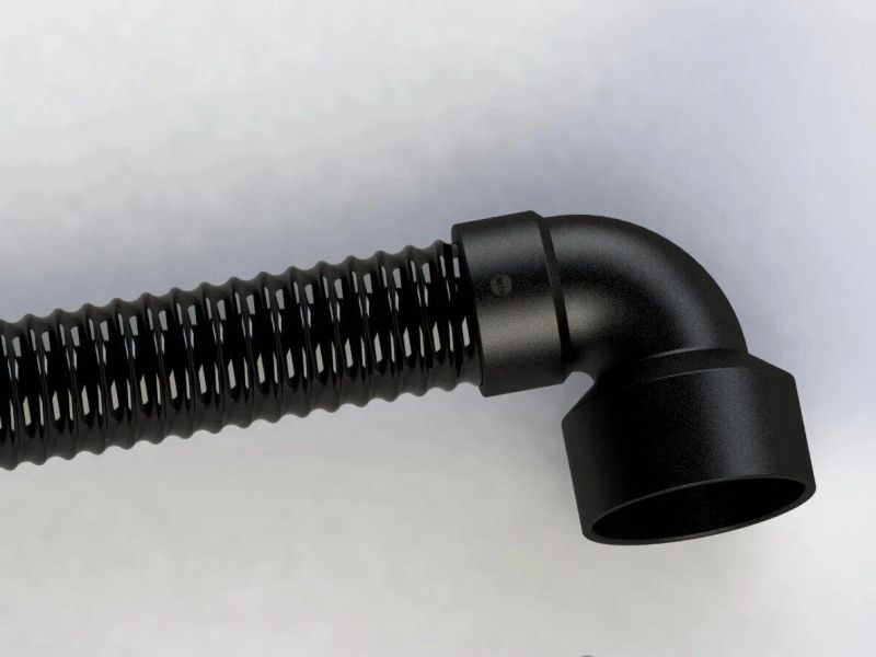  (90度弯头，接头口部ID80，管ID50)